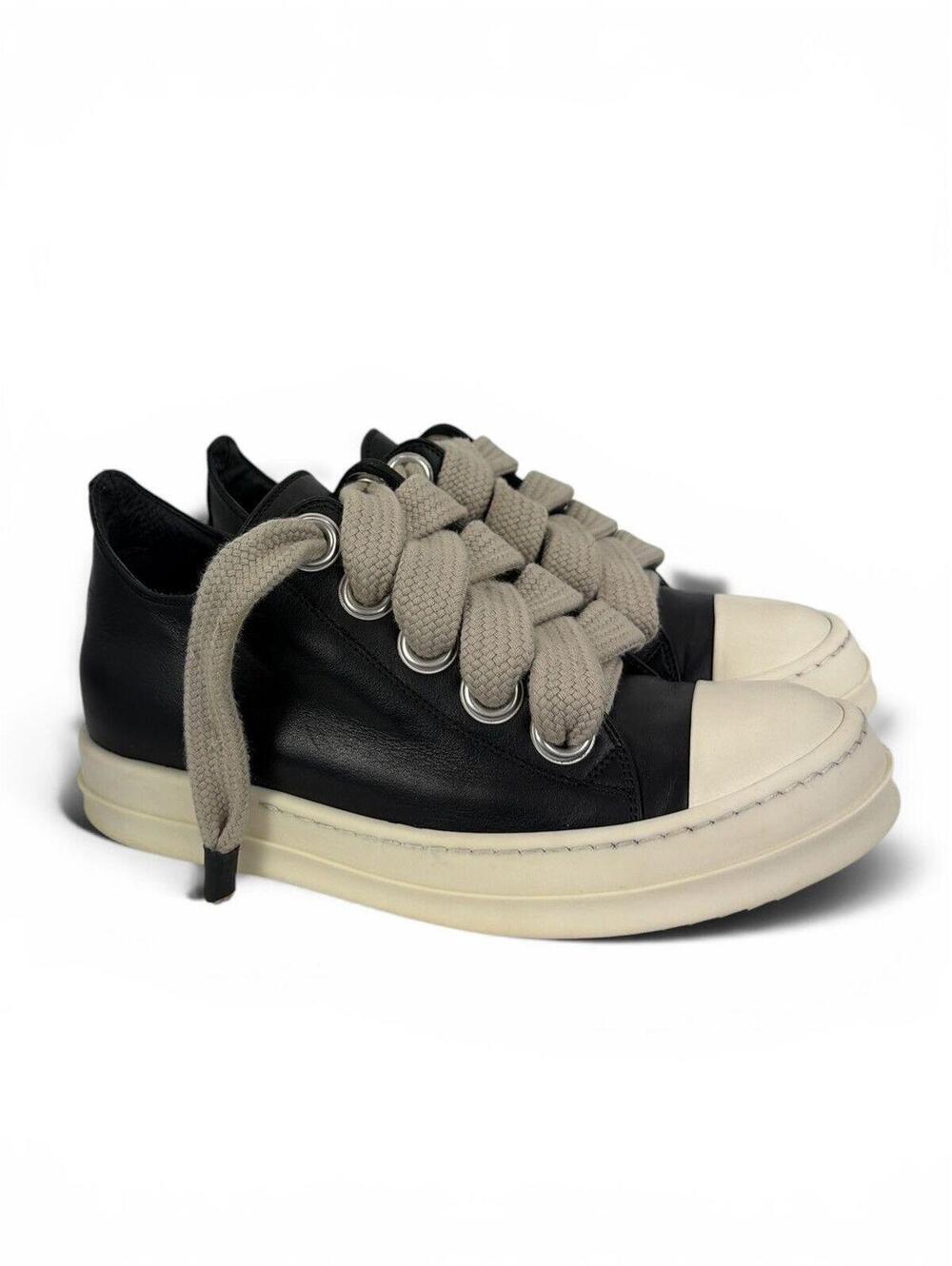 Rick Owens Jumbo Lace Lowtop Sneakers